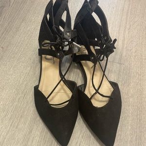 Sam Edelman Black Haven Gillie Flats - Size 5.5